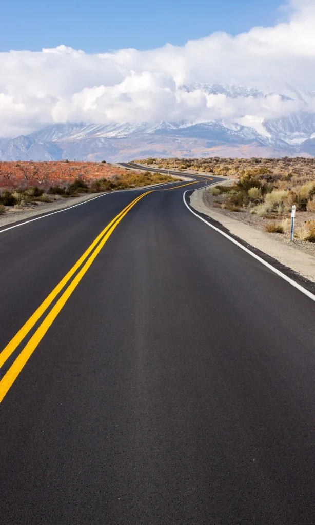 A long, winding road.