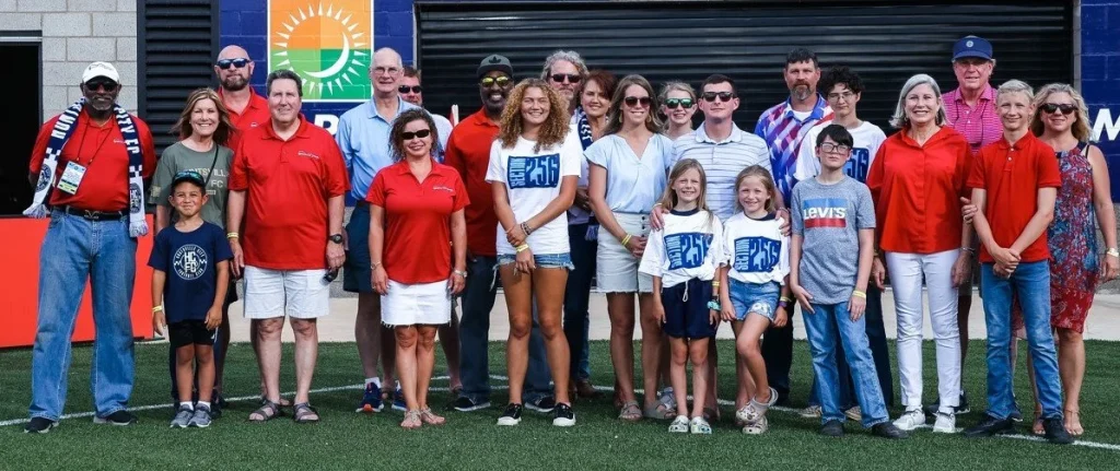 In recognition of the US Army's birthday on June 14th, Still Serving Veterans was recognized on the field during pre-game festivities at Huntsville City FC.