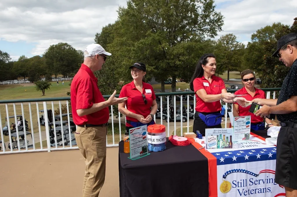 Still Serving Veterans table at the 18th Annual Golf Tournament ‘FORE’ Veterans.