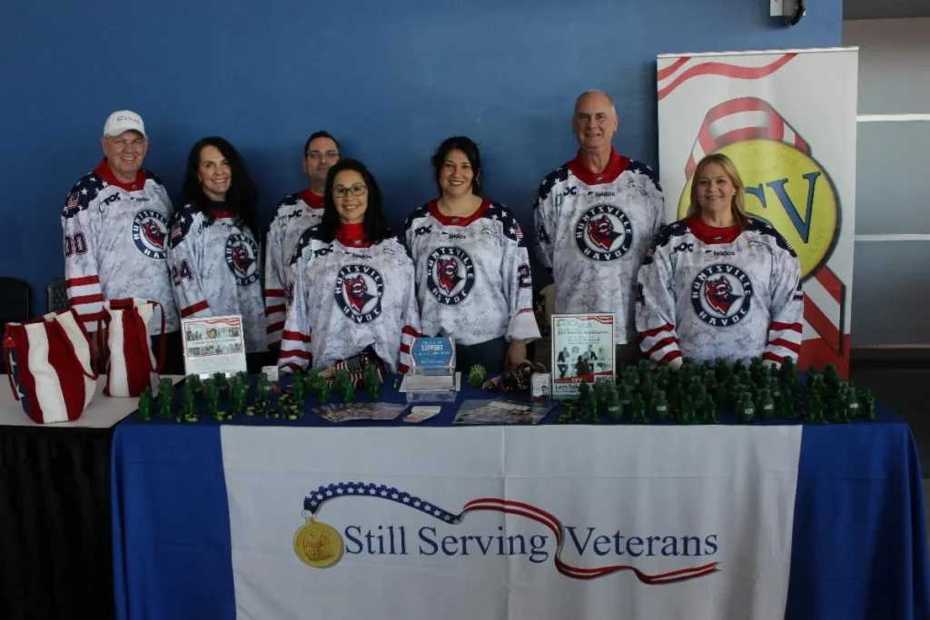 SSV team members during Havoc Military Appreciation night.