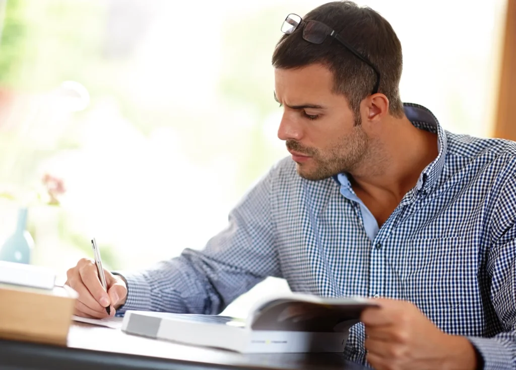 A transitioning service member investing in continuous learning.